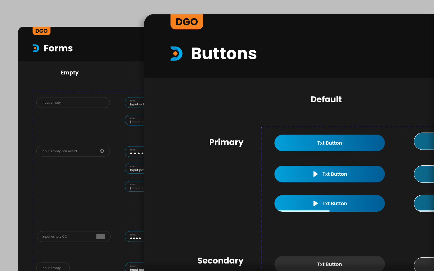 Basic components — buttons, form elements, tooltips, modals