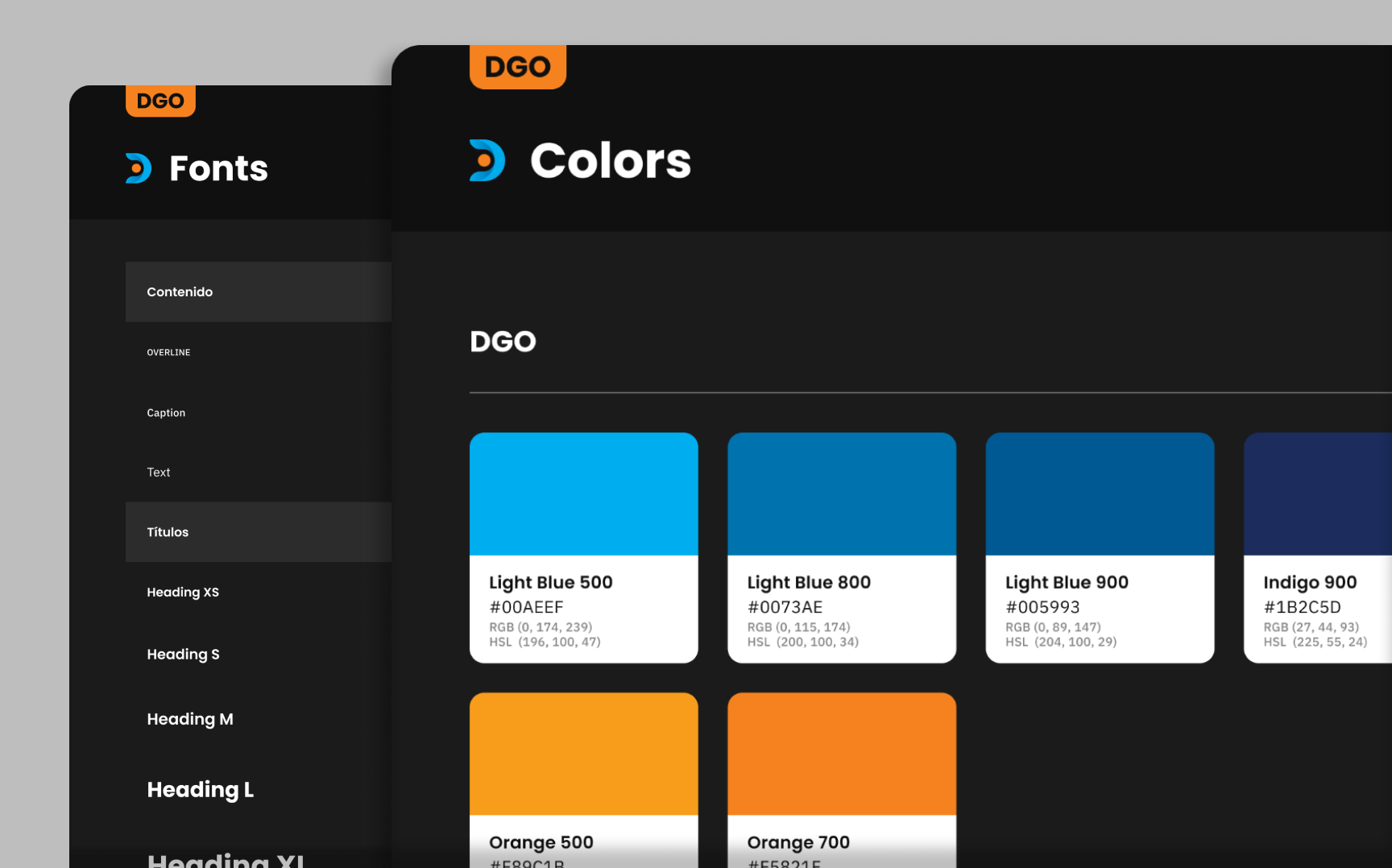 Foundations — color, iconography, fonts, logos